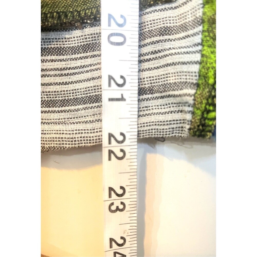 Y2k Boho Patchwork Harem Pants 29” Hippie Drop Crotch Summer Festival Gypsy - Picture 9 of 13